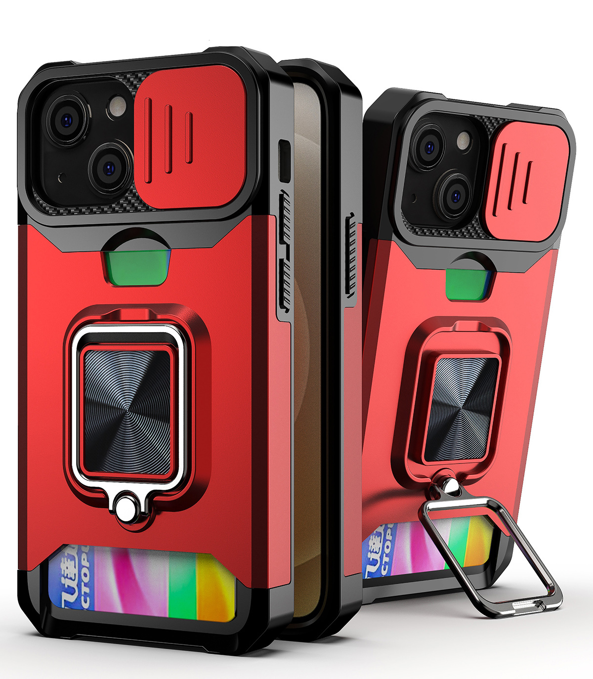 

Противоударный чехол Сard Reader Case для iPhone 13 Mini, красный, Сard Reader Case