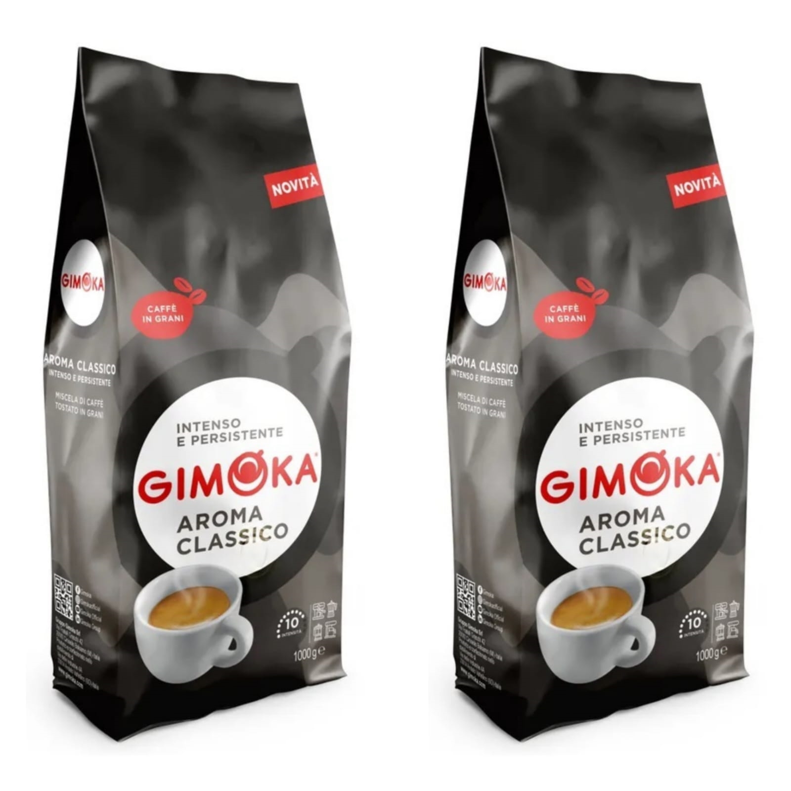 Кофе в зернах Gimoka Aroma Classico, 1 кг x 2 шт