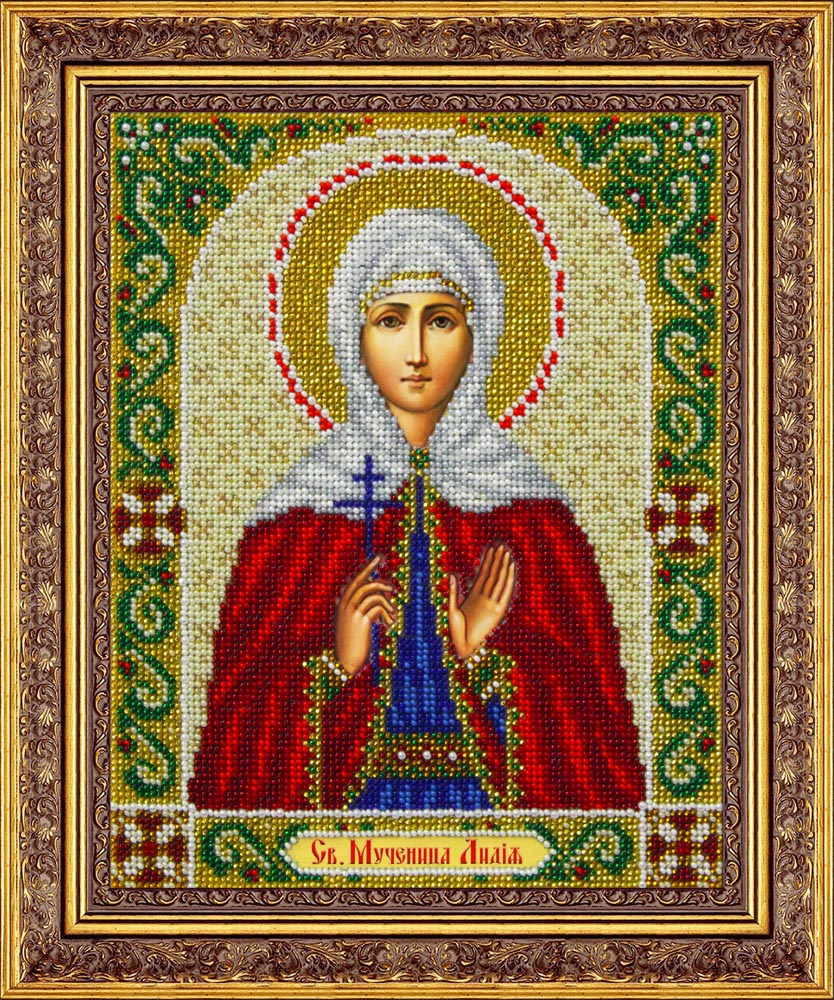

Вышивка бисером Икона "Св. Лидия" ПТ-Б1078, 20x25 см от