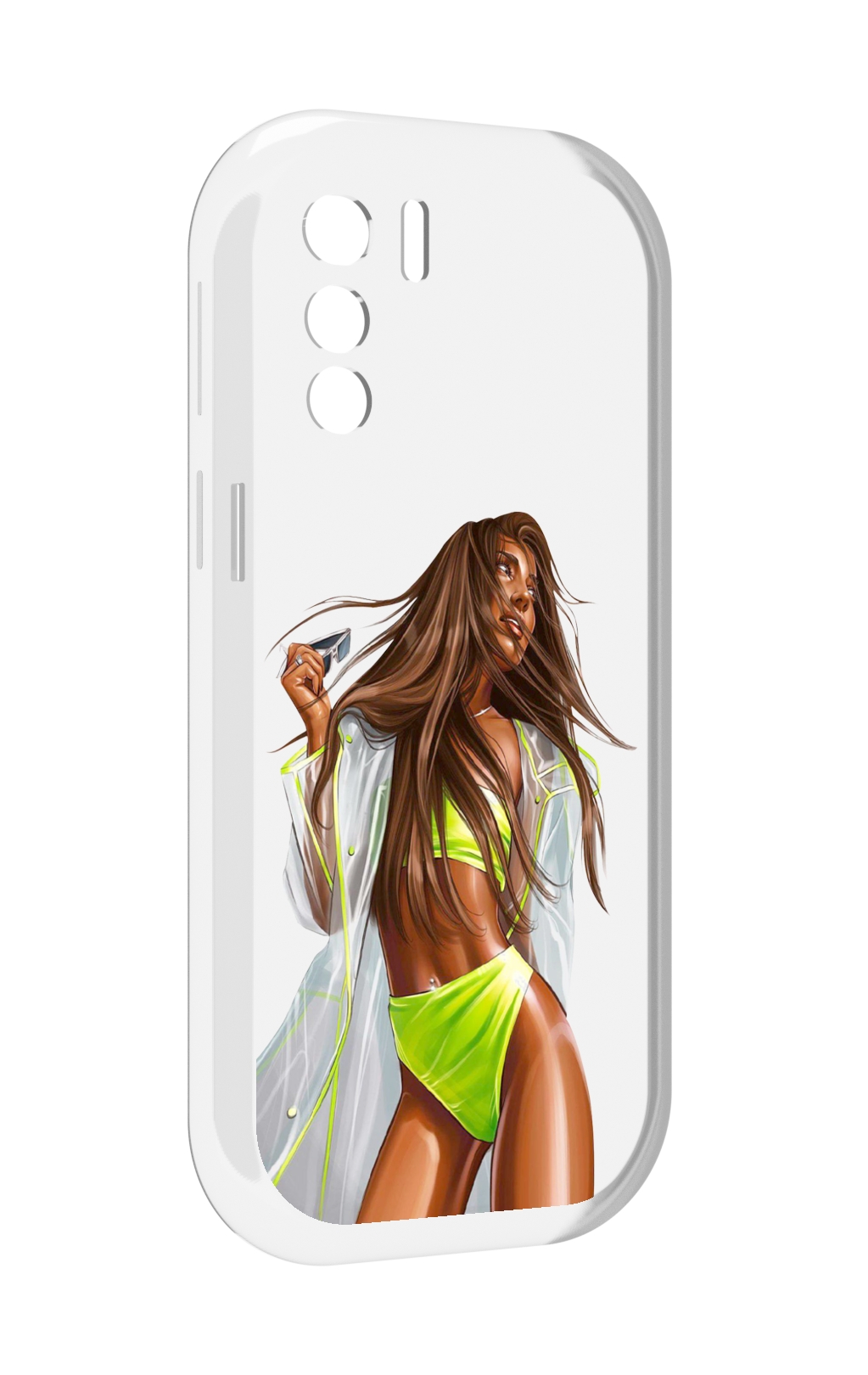 

Чехол MyPads девушка-модель-мулатка для UleFone Note 13P, Прозрачный, Tocco