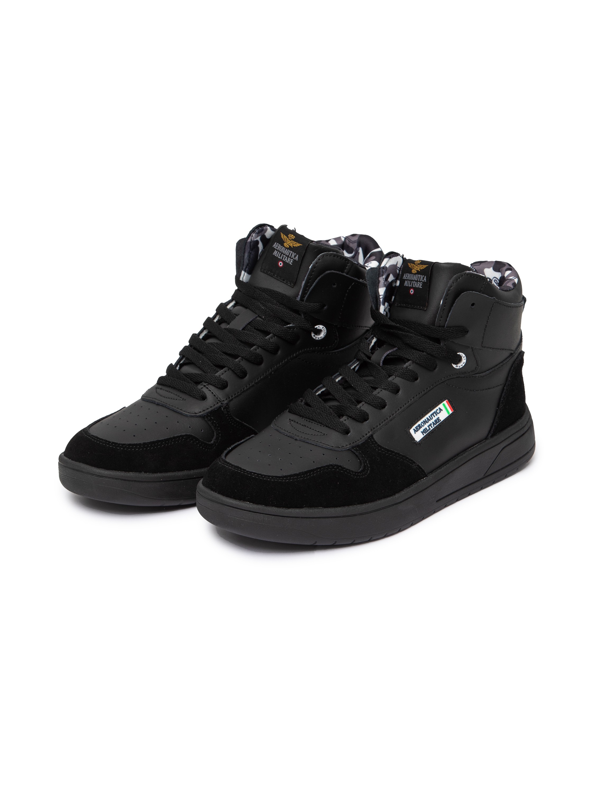 

Кроссовки мужские Aeronautica Militare SC226PL178 черные 42, SC226PL178