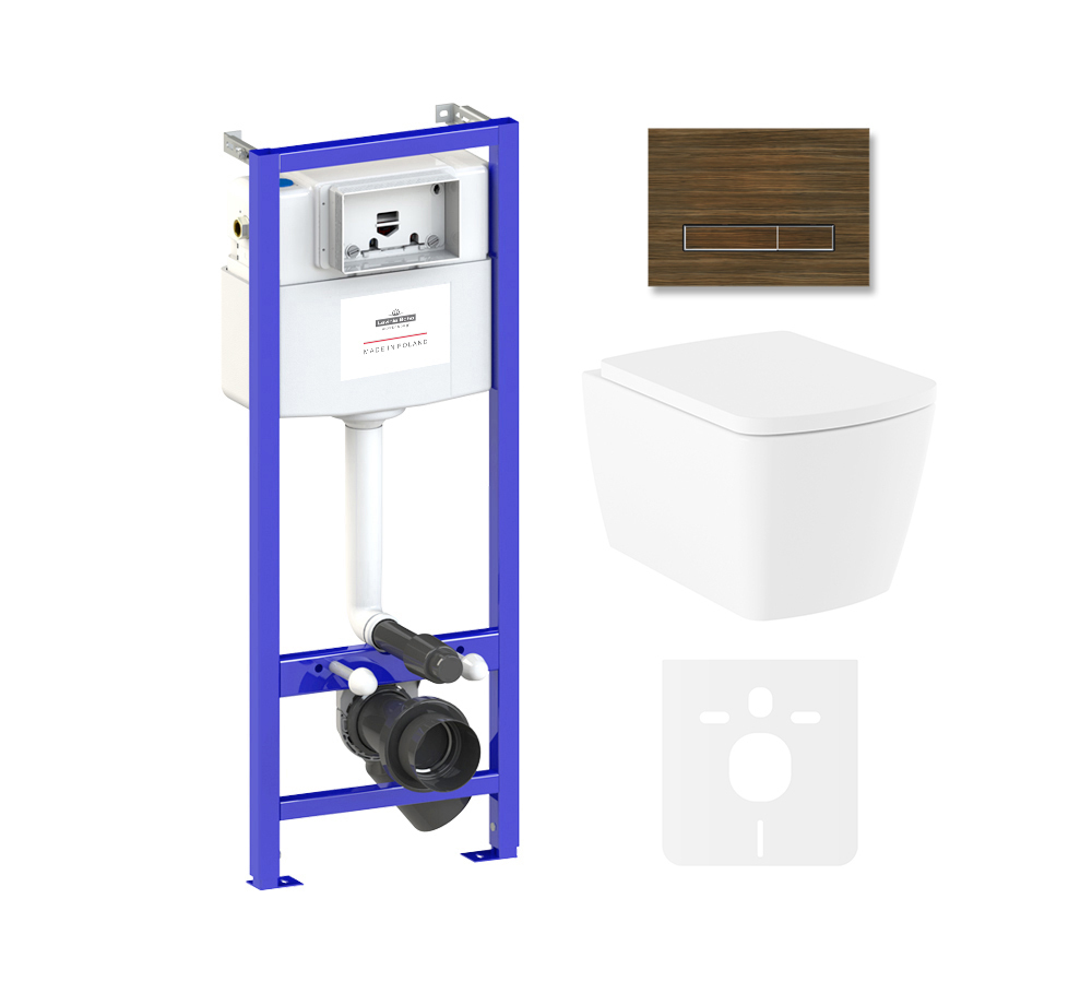 

Комплект 6 в 1 Lavinia Boho Aveo Rimless 75110239, премиум с пластиковой клавишей