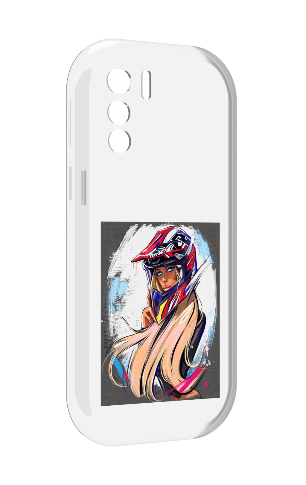 

Чехол MyPads девушка-в-шлеме для UleFone Note 13P, Прозрачный, Tocco