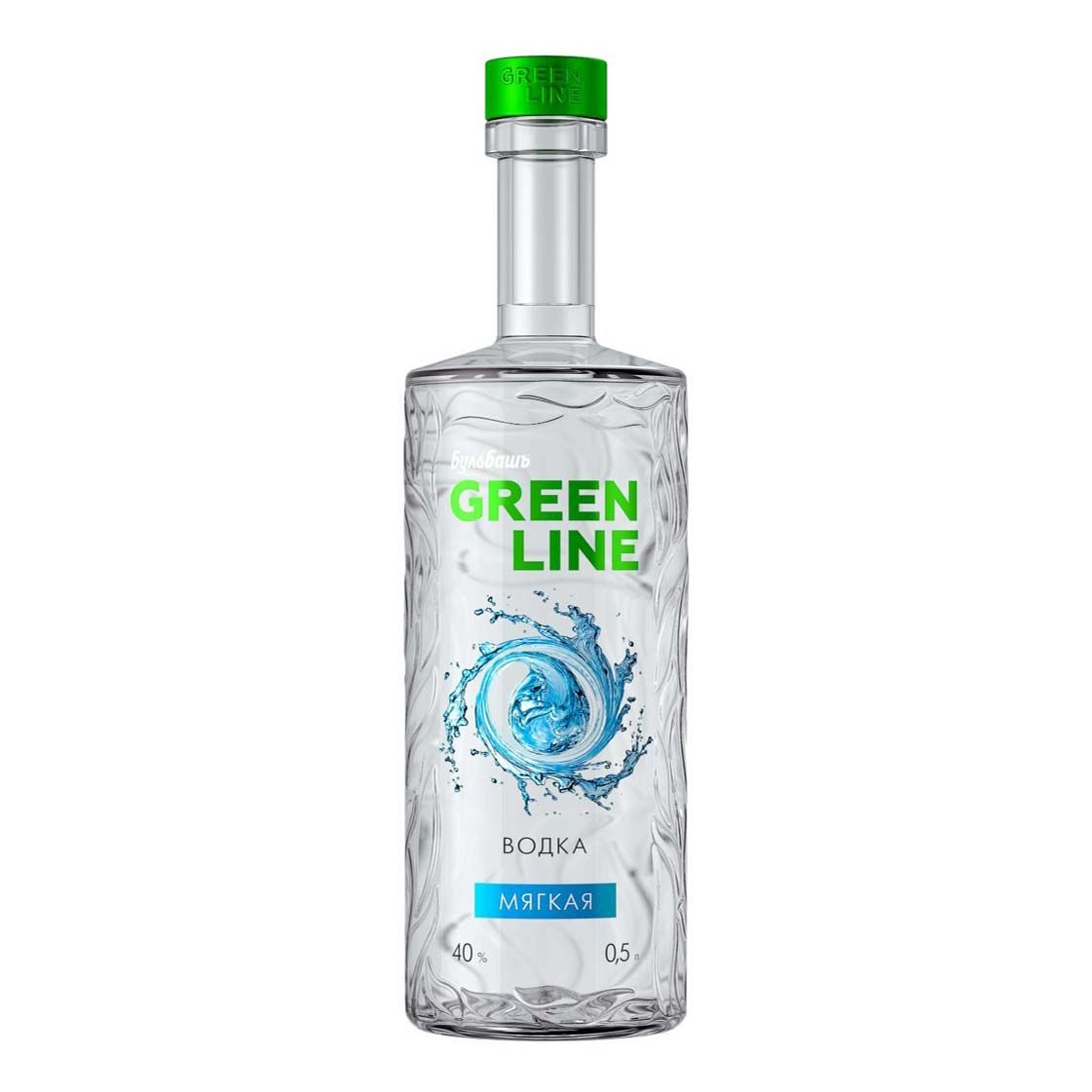 

Водка Бульбашъ Green Line мягкая 40% 0,5 л
