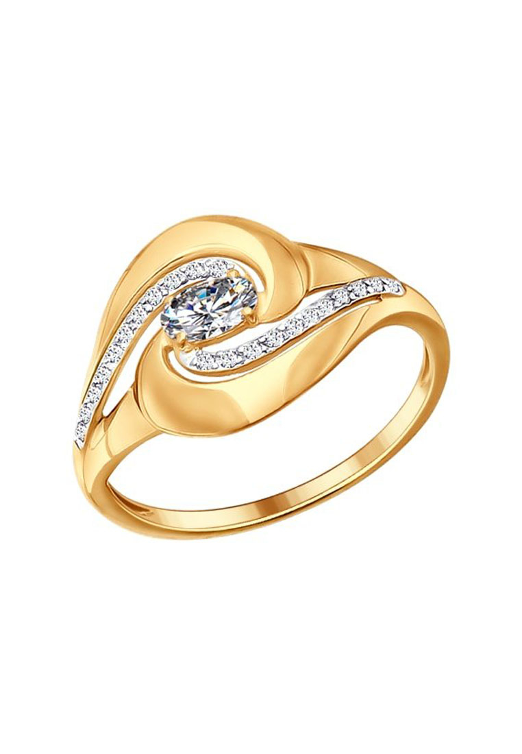 

Кольцо из серебра с фианитом р.  SOKOLOV 93010503, 93010503_k