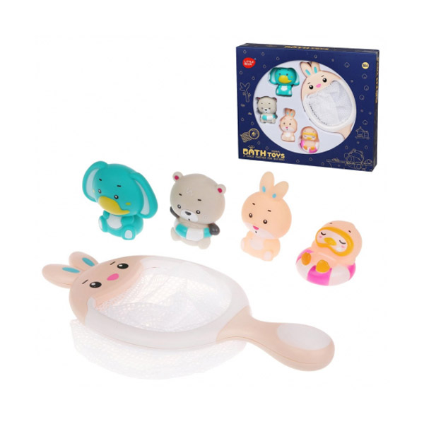 

Набор игрушек для купания Наша игрушка Зайка, 5 предметов
