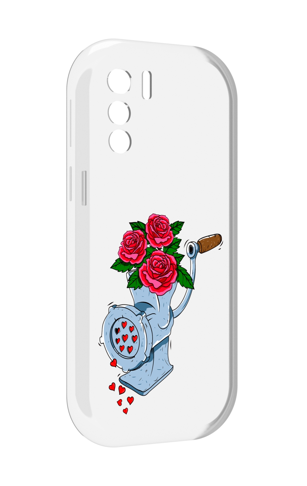 

Чехол MyPads Цветочные сердца для UleFone Note 13P, Прозрачный, Tocco