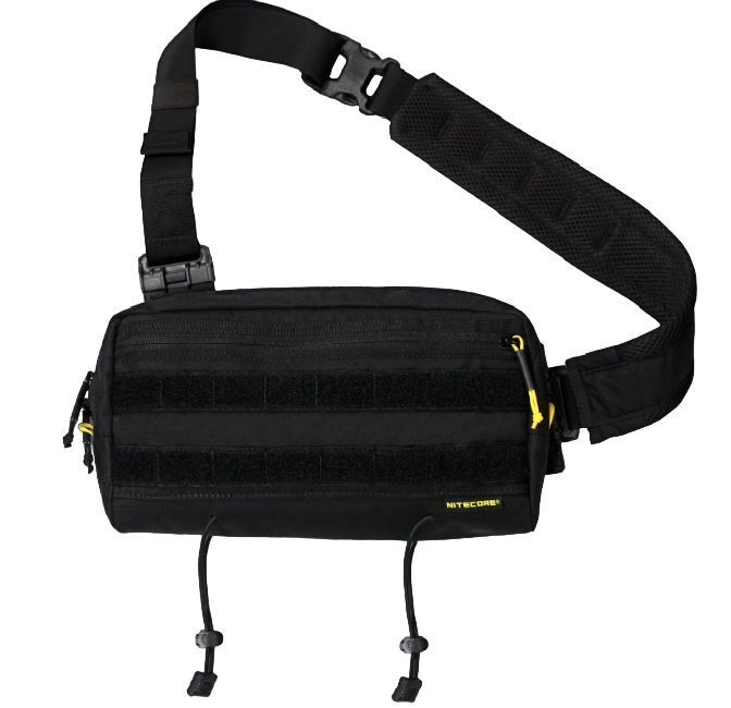 

Сумка-мессенджер Nitecore SLB03 с клапаном 500D MOLLE (Черная), Черный, SLB03