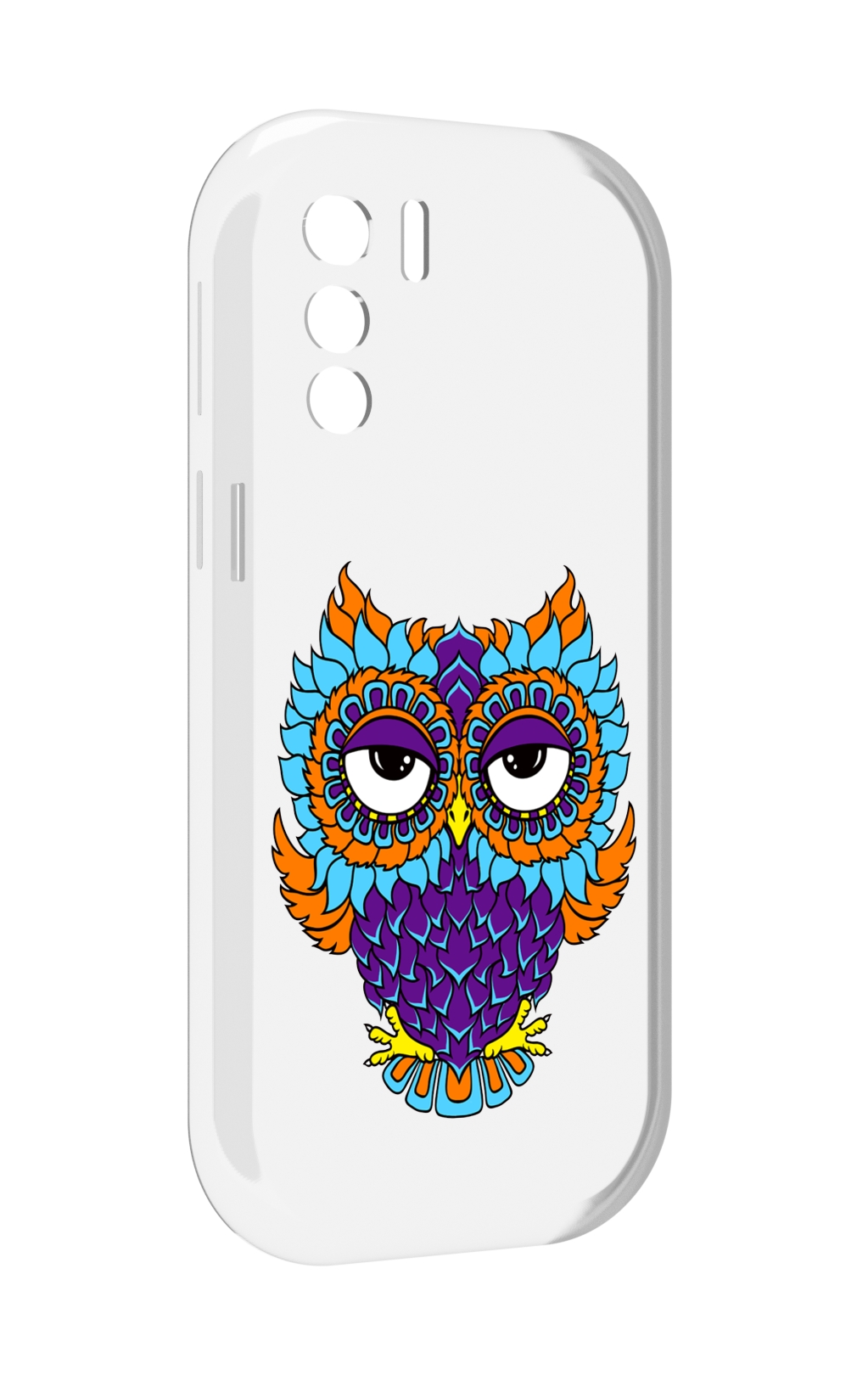 

Чехол MyPads Цветная сова для UleFone Note 13P, Прозрачный, Tocco