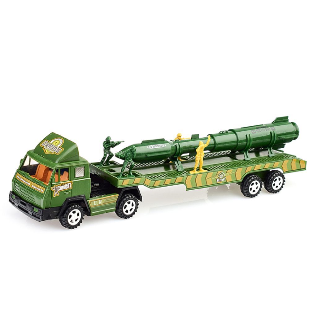

Автовоз Fanrong с военной установкой, под колпаком 46x10x11см. 871B, Разноцветный