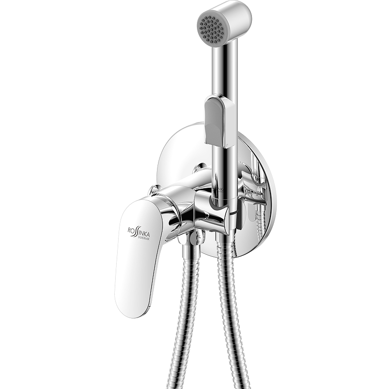 Гигиенический душ со смесителем Rossinka RS45-51 Хром гигиенический душ со смесителем excellent
