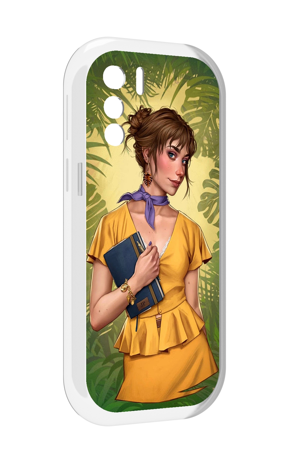 

Чехол MyPads девушка-в-зелени женский для UleFone Note 13P, Прозрачный, Tocco