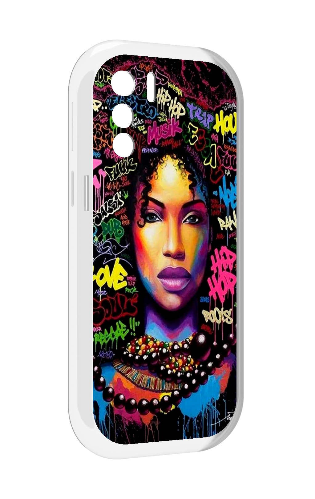 

Чехол MyPads девушка-в-граффити женский для UleFone Note 13P, Прозрачный, Tocco