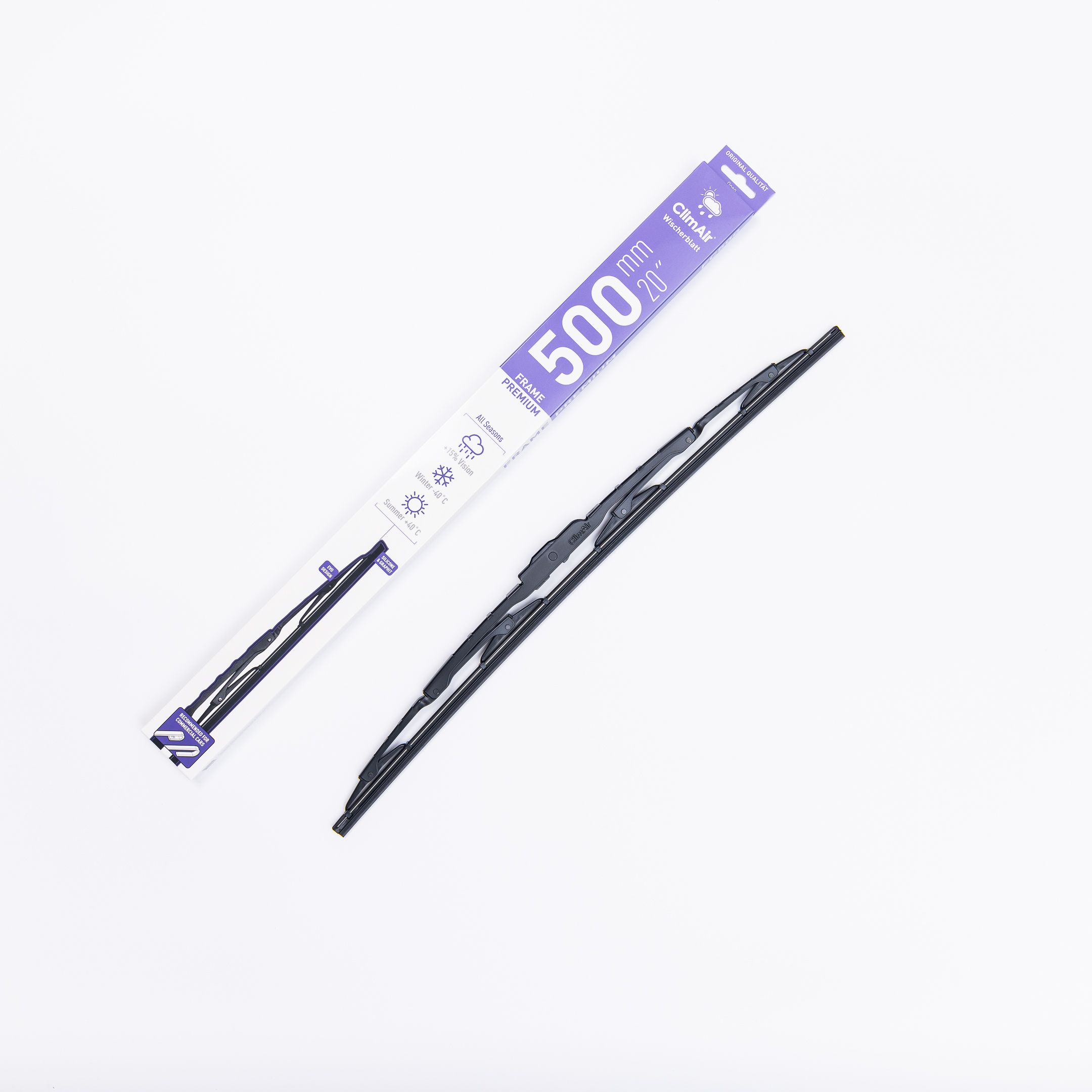 

Всесезонная каркасная щетка стеклоочистителя ClimAir FRAME PREMIUM 20" FC500 (500mm), тип