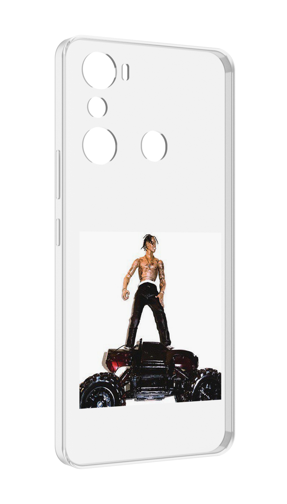 

Чехол MyPads Travis Scott - Rodeo для Infinix Hot 20i, Прозрачный, Tocco
