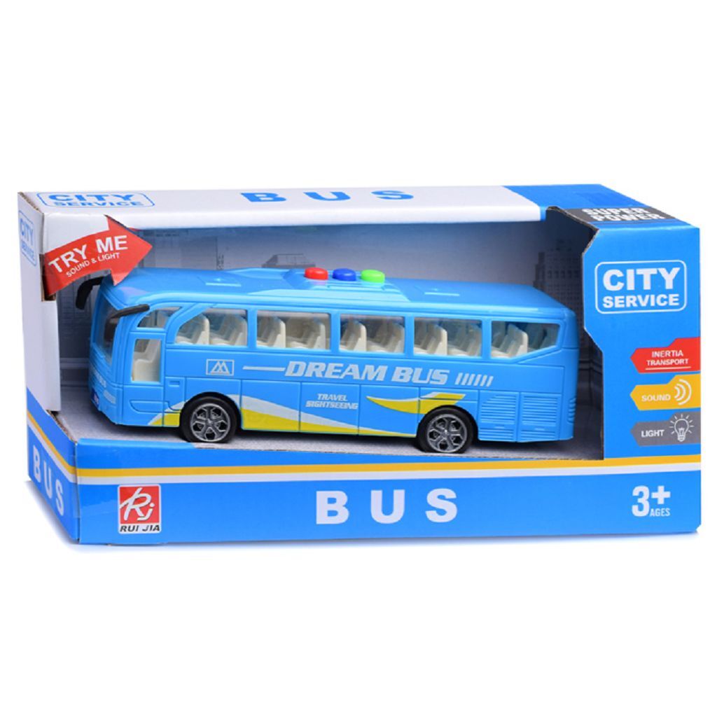фото Автобус fanrong на батарейках.размеры игрушки:17х5х6см, rj6688