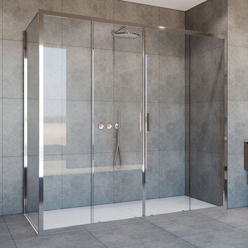 

Душевой уголок Vincea Garda VSR-1G21019CL 190x100 см, профиль хром, стекло прозрачное