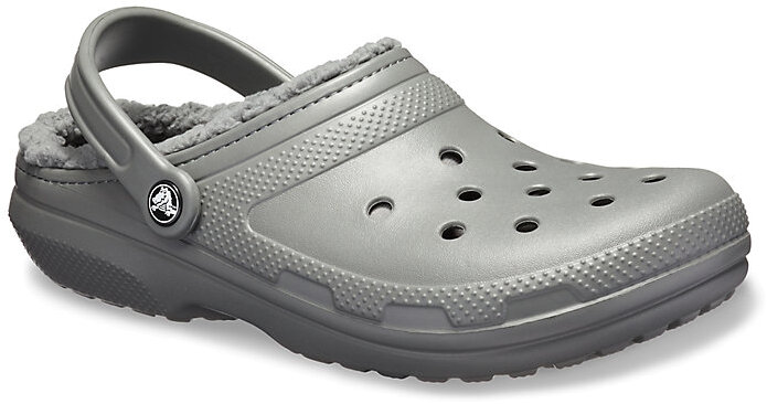 

Сабо унисекс Crocs Classic Lined Clog серые M9 US; W11 US, Серый, Classic Lined Clog