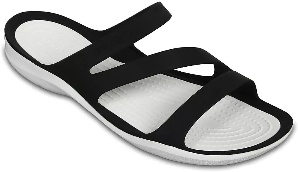 

Сланцы женские Crocs Swiftwater Sandal W черные 5 US, Черный, Swiftwater Sandal W