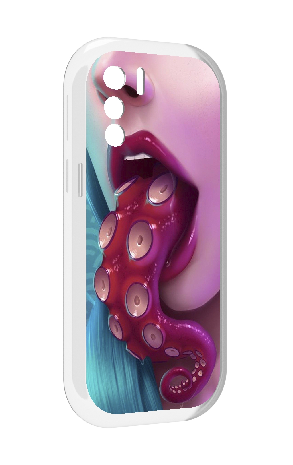 

Чехол MyPads девушка с щупальцой женский для UleFone Note 13P, Прозрачный, Tocco