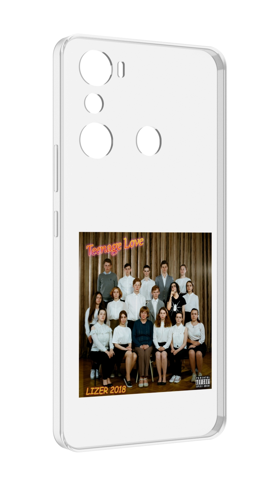 

Чехол MyPads Teenage Love LIZER для Infinix Hot 20i, Прозрачный, Tocco