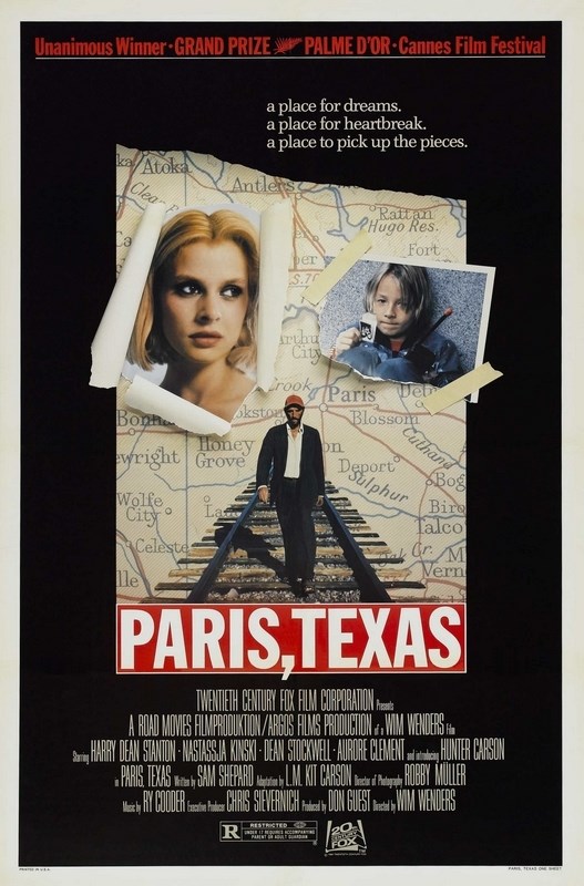 

Постер к фильму "Париж, Техас" (Paris, Texas) A4