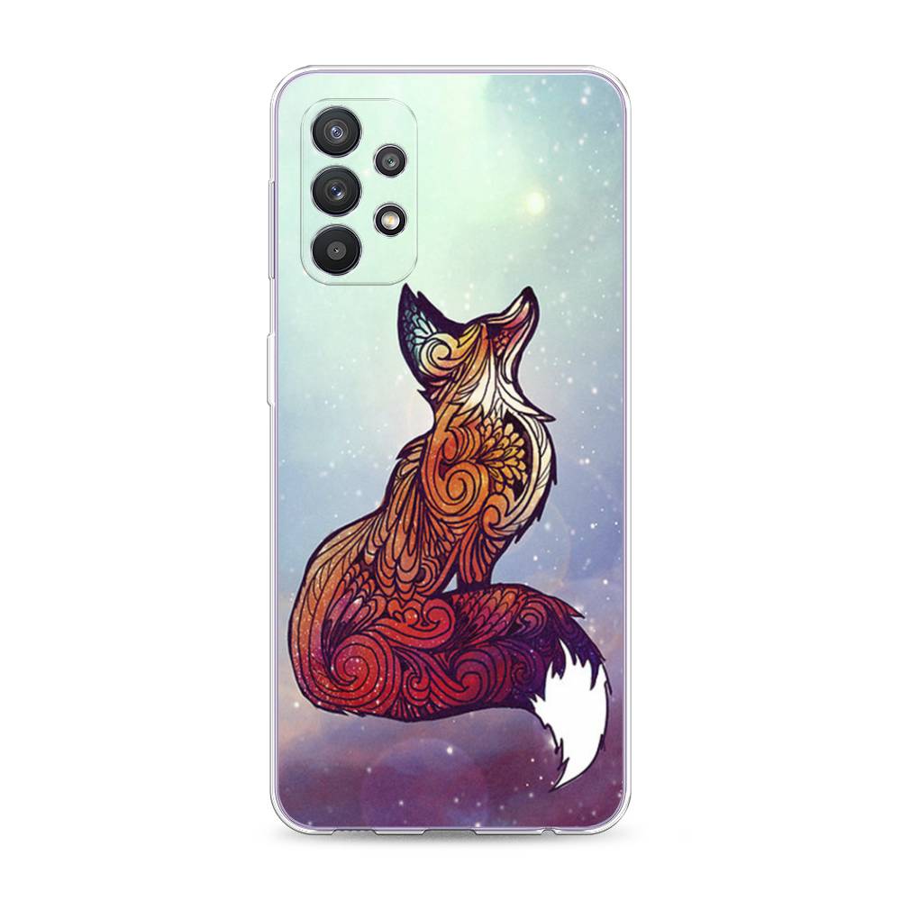 фото Силиконовый чехол "лиса 1" на samsung galaxy a32 awog