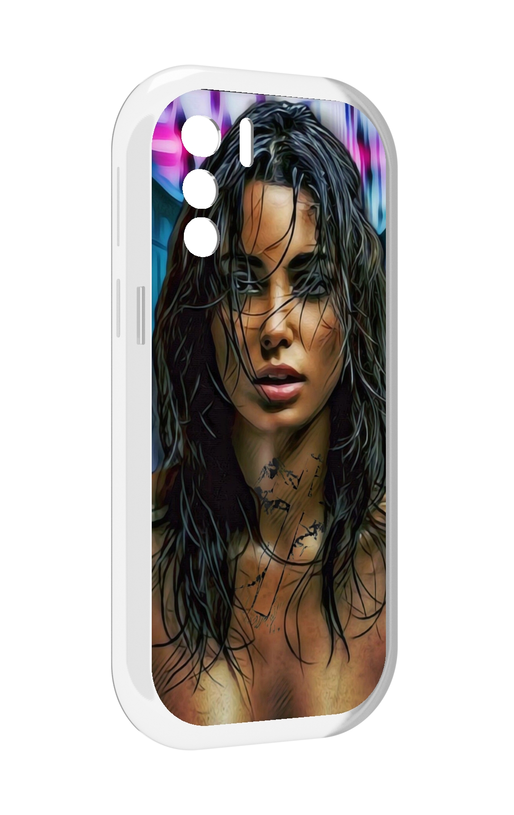 

Чехол MyPads девушка с мокрыми волосами женский для UleFone Note 13P, Прозрачный, Tocco
