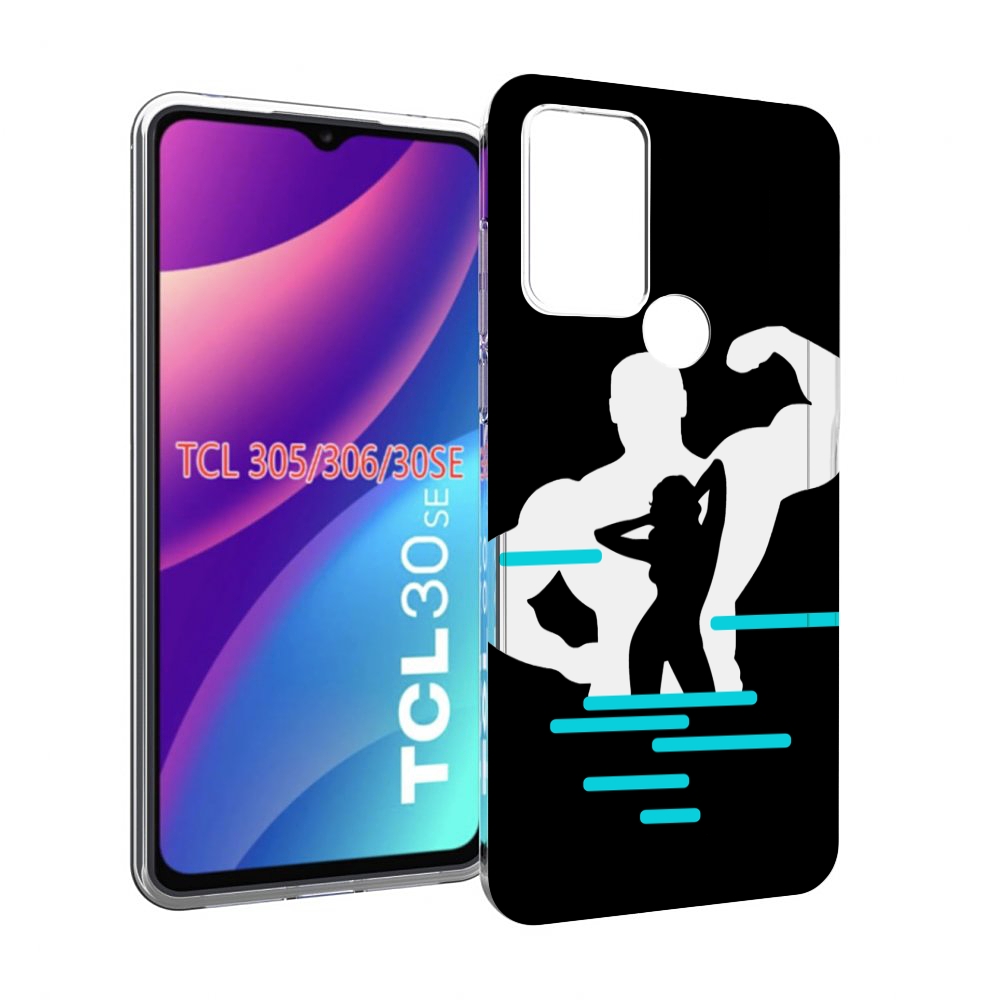 

Чехол MyPads фитнес-тренировка для TCL 30SE/305/306/30E, Tocco