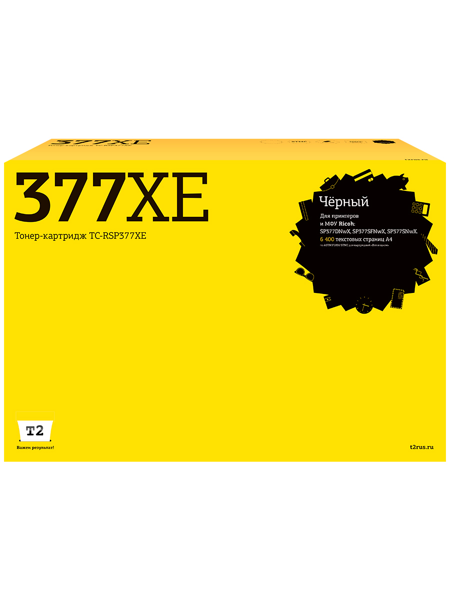 

Картридж для лазерного принтера EasyPrint C377XE 20273 Black, совместимый, Черный, SP 377XE (408162)