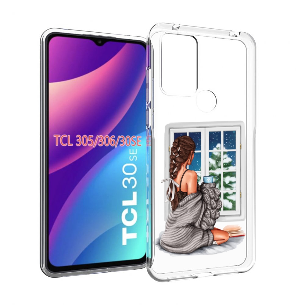 

Чехол MyPads уютное-зимнее-окно женский для TCL 30SE/305/306/30E, Tocco