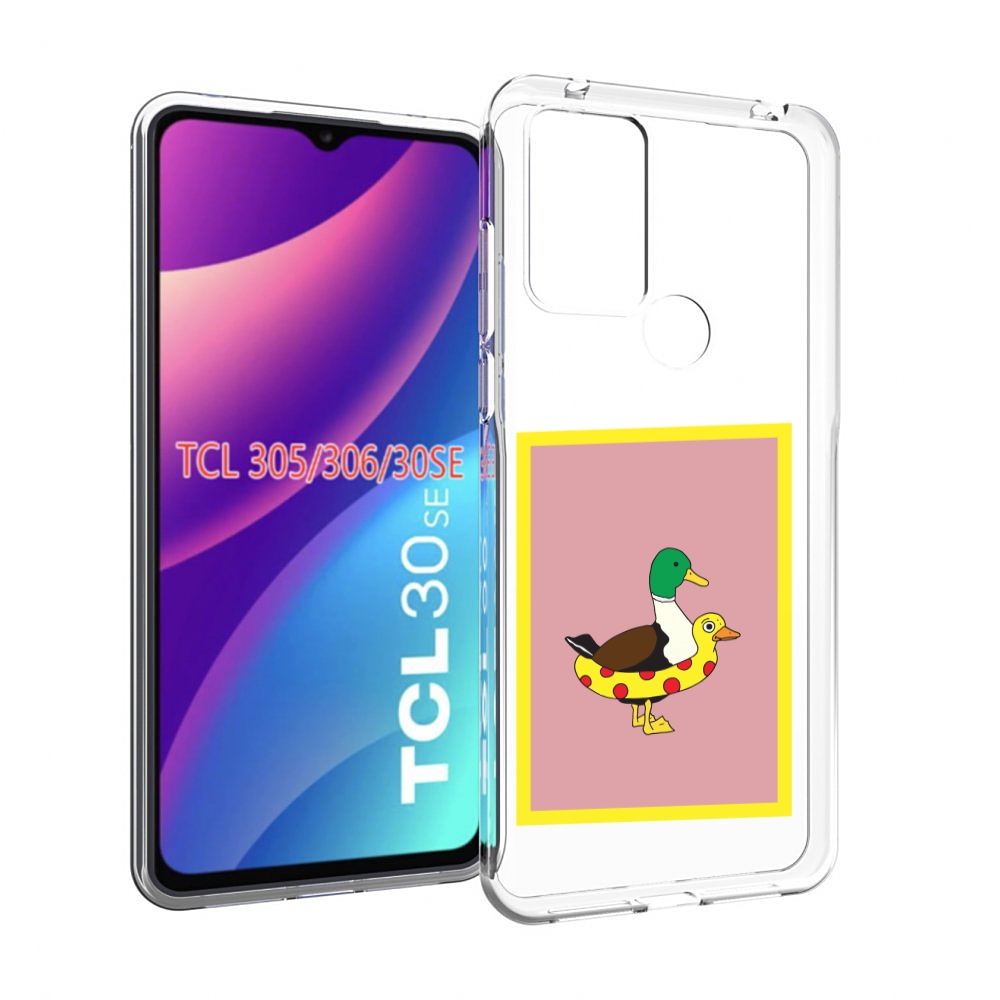 

Чехол MyPads утка в круге надувном для TCL 30SE/305/306/30E, Tocco