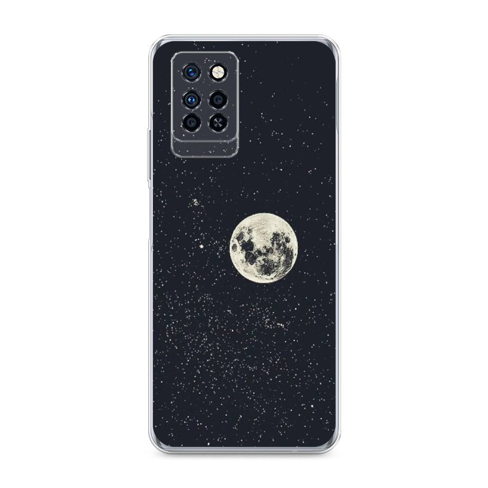 

Чехол на Infinix Note 10 Pro "Полнолуние", Красный, 3100150-2