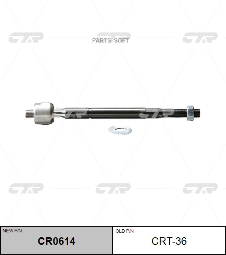 

Тяга рулевая L=R (без наконечника) CTR CRT-36