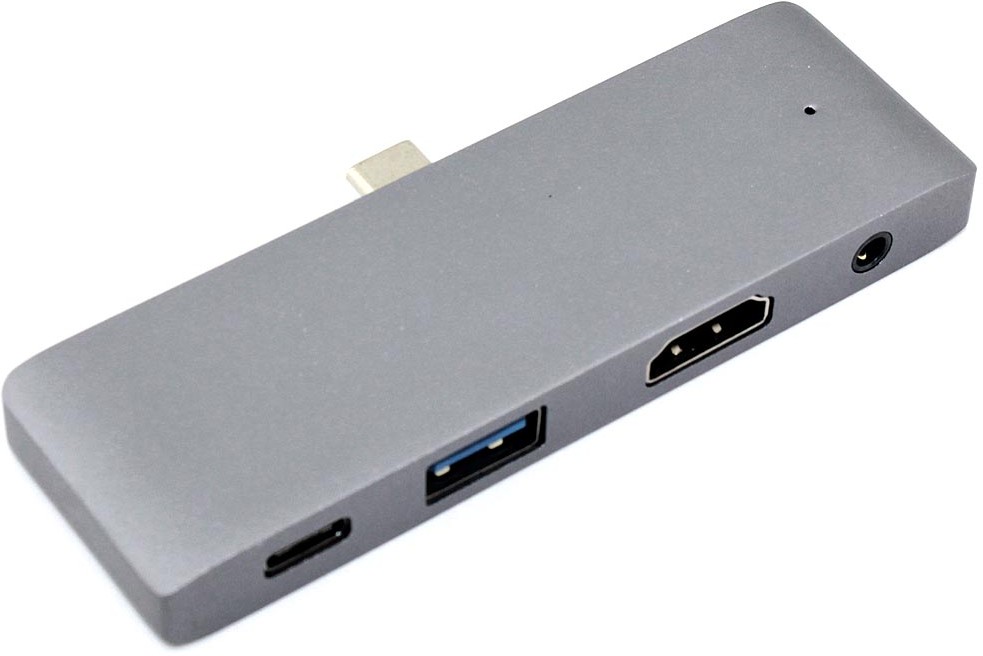 

Разветвитель для компьютера Vbparts Type C на HDMI, USB 3.0 + Audio 3,5 + Type C