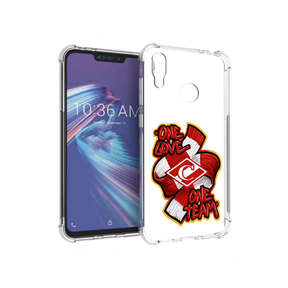 

Чехол MyPads Tocco для Asus ZenFone Max M2 (ZB633KL) ФК спарак 1 любовь, Прозрачный, Tocco