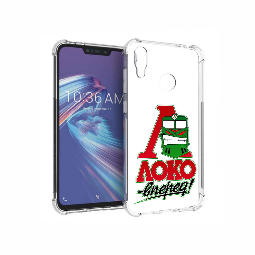 

Чехол MyPads Tocco для Asus ZenFone Max M2 (ZB633KL) ФК локо вперед, Прозрачный, Tocco