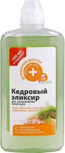 

Эликсир для рта Домашний Доктор "Кедровый" 500 мл