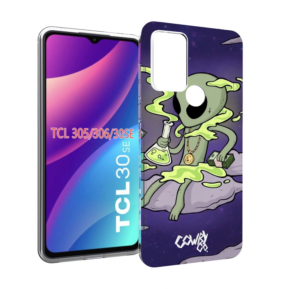 

Чехол MyPads токсичный инопланетянин для TCL 30SE/305/306/30E, Tocco