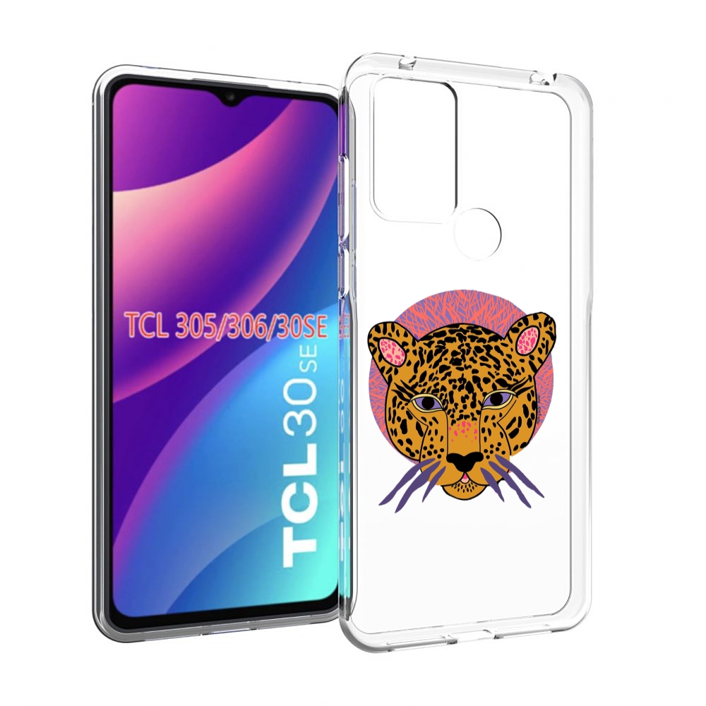 

Чехол MyPads тигр-в-кругу для TCL 30SE/305/306/30E, Tocco