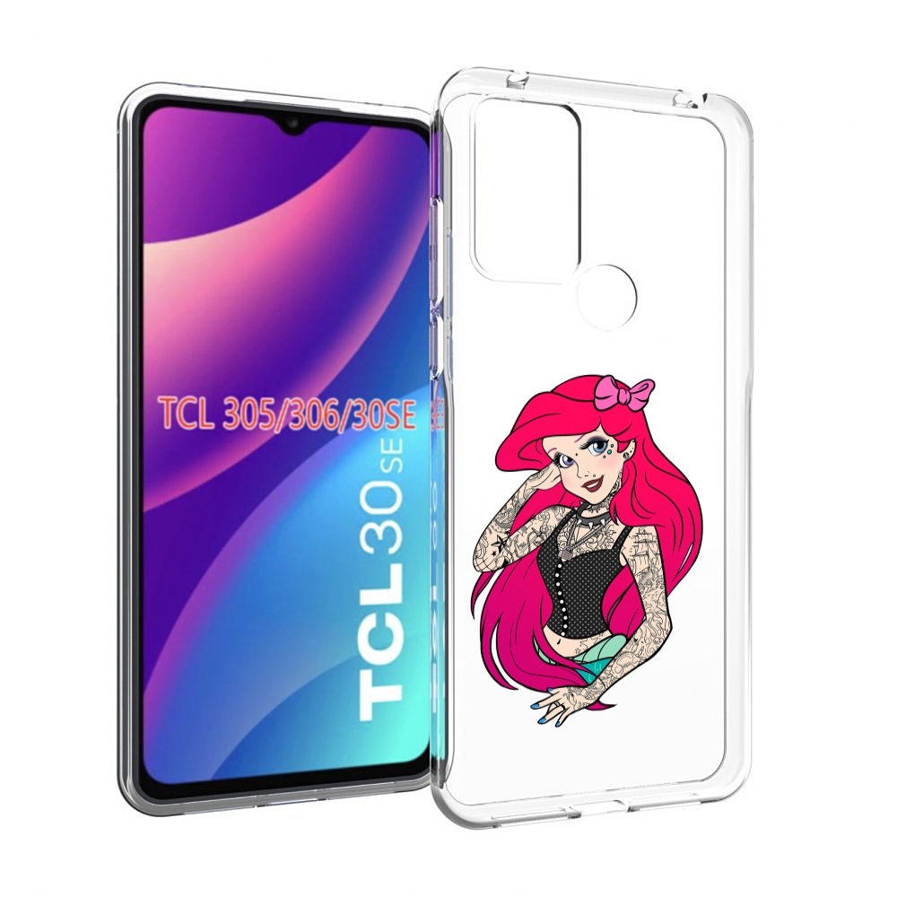 

Чехол MyPads татуированная-принцесса женский для TCL 30SE/305/306/30E, Tocco