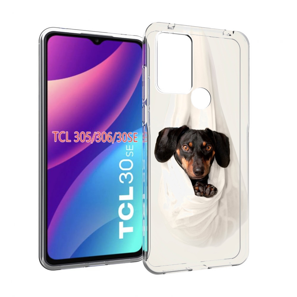 

Чехол MyPads такса собака для TCL 30SE/305/306/30E, Tocco