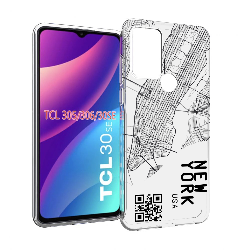 

Чехол MyPads схема-нью-йорк для TCL 30SE/305/306/30E, Tocco