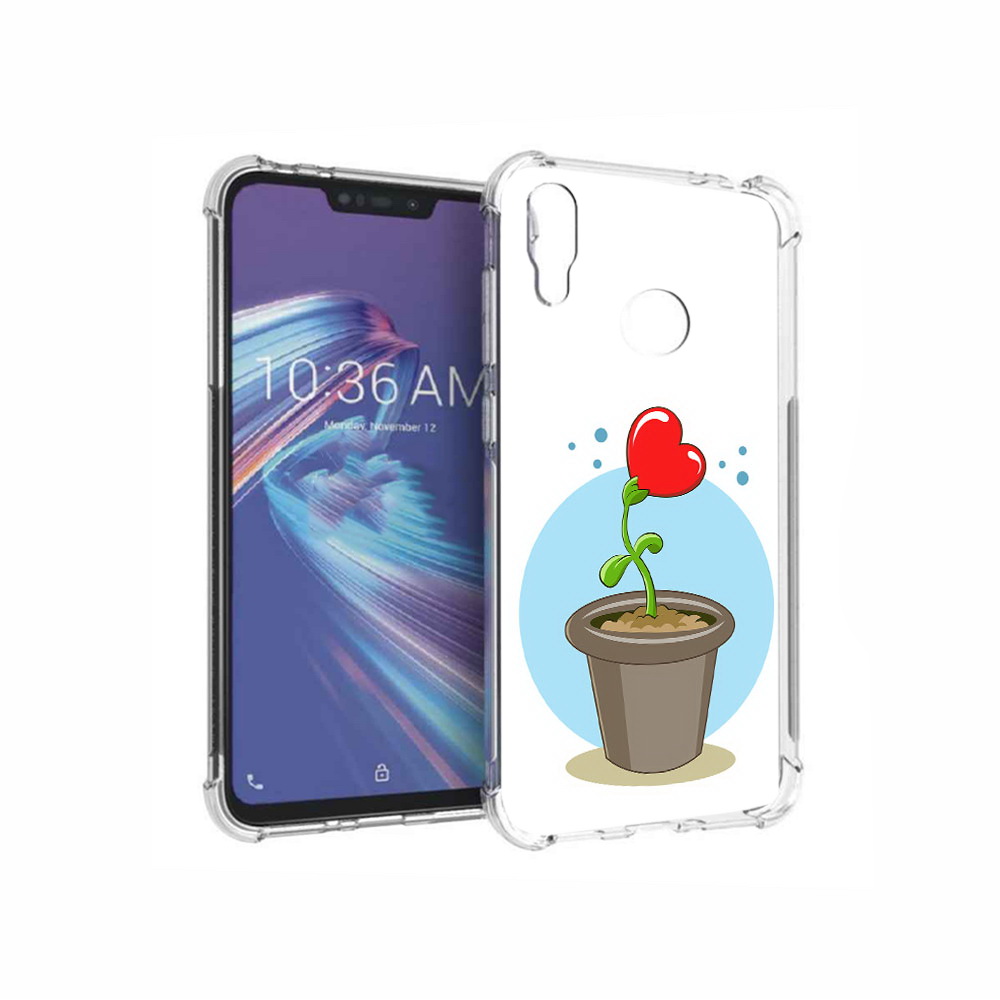 

Чехол MyPads Tocco для Asus ZenFone Max M2 (ZB633KL) Растение любви 14 февраля, Прозрачный, Tocco