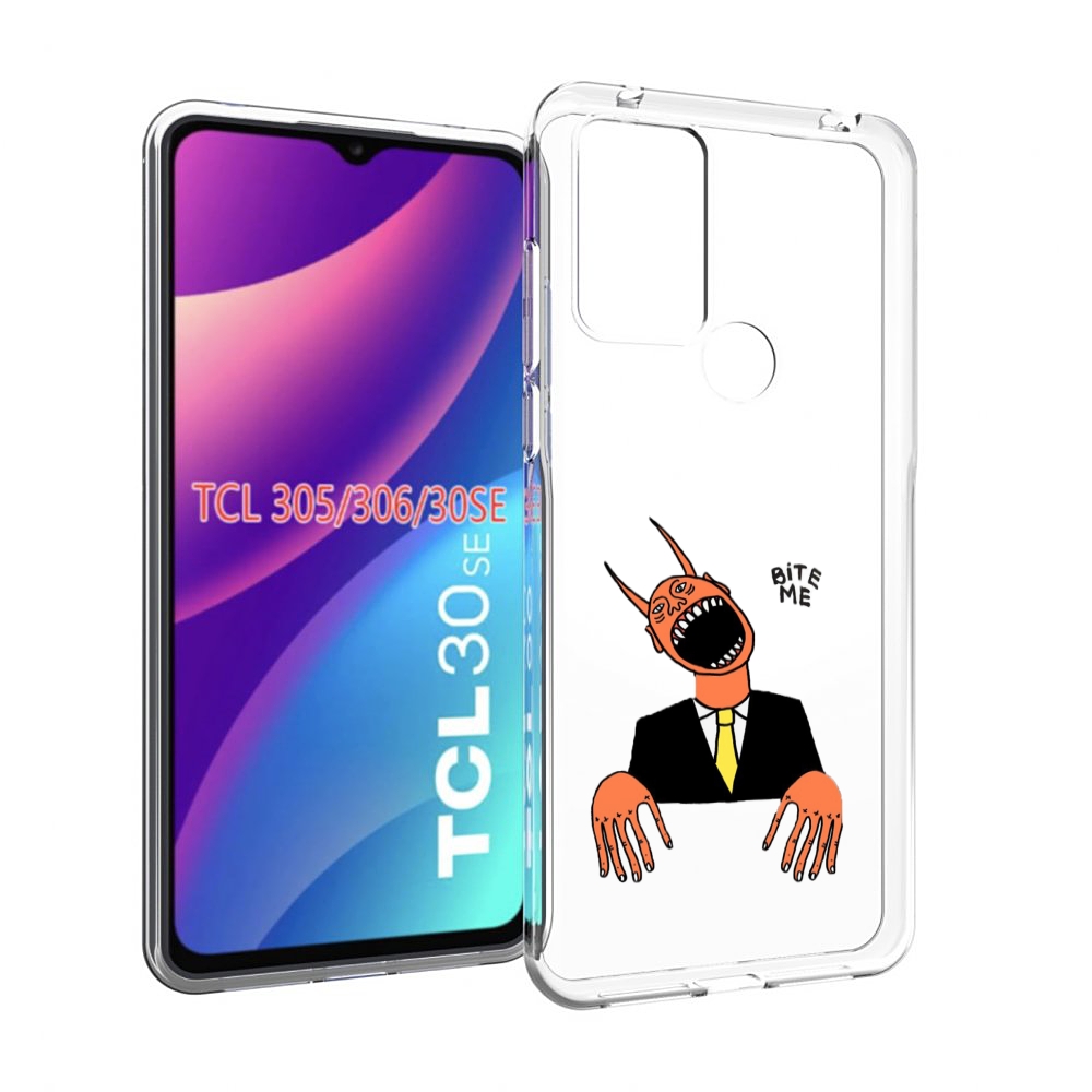 

Чехол MyPads странный чертик с длинными пальцами для TCL 30SE/305/306, Tocco