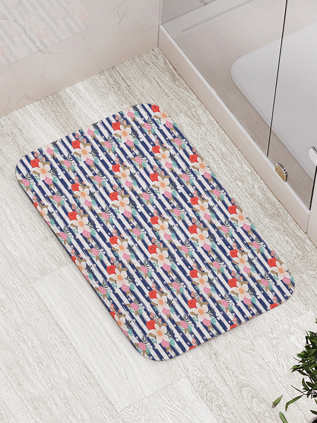 

Коврик противоскользящий для ванной, сауны, бассейна, 77х52 см bath_73506 JoyArty