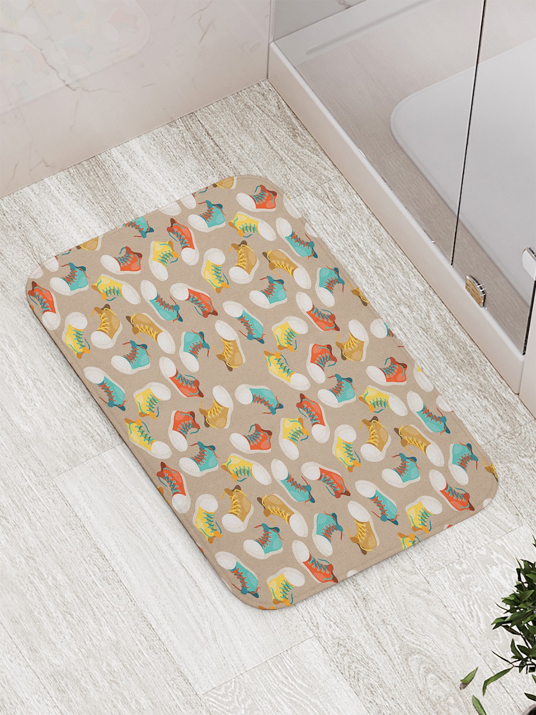 

Коврик противоскользящий для ванной, сауны, бассейна, 77х52 см bath_73495 JoyArty