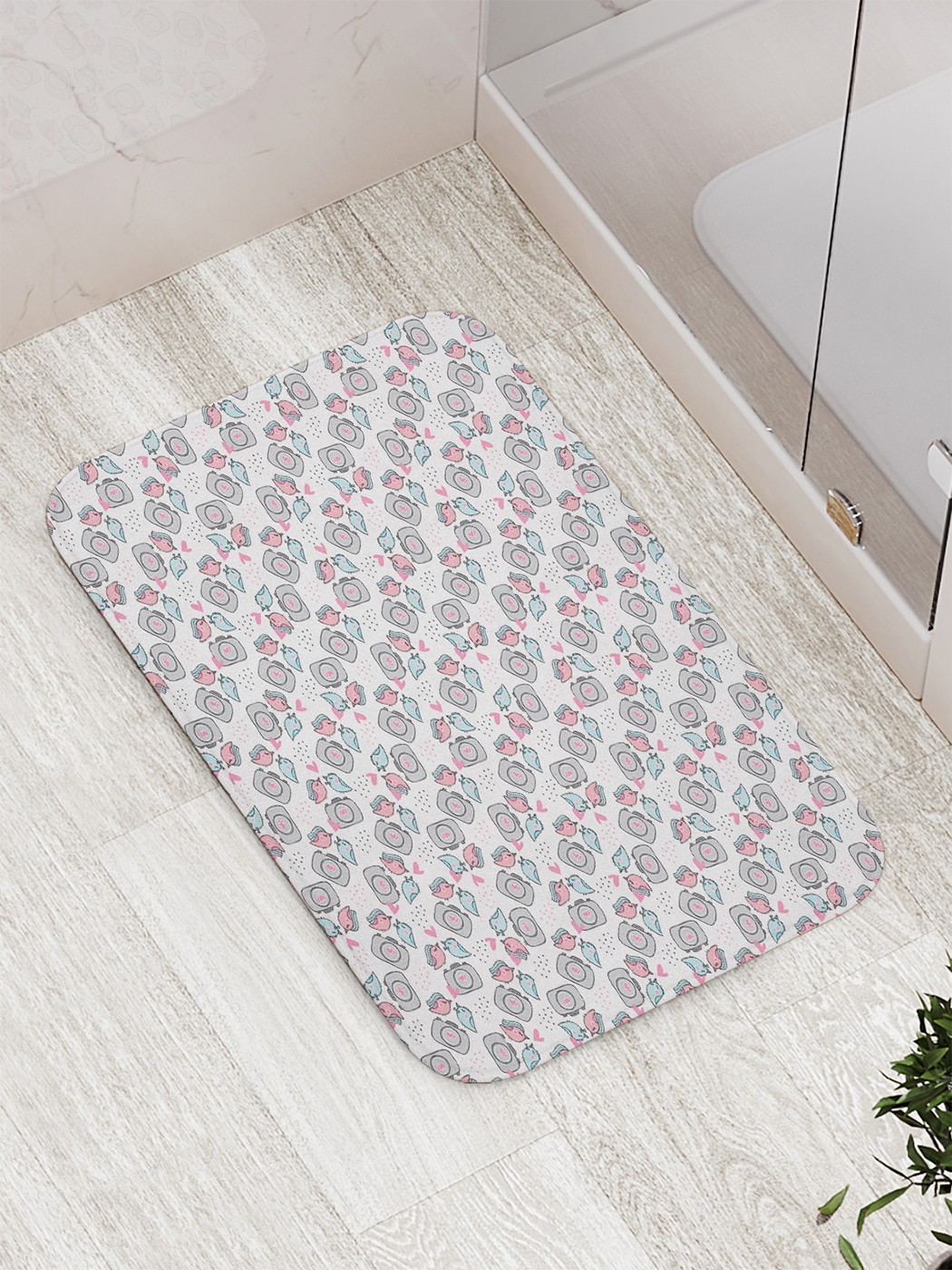 

Коврик противоскользящий для ванной, сауны, бассейна, 77х52 см bath_73490 JoyArty