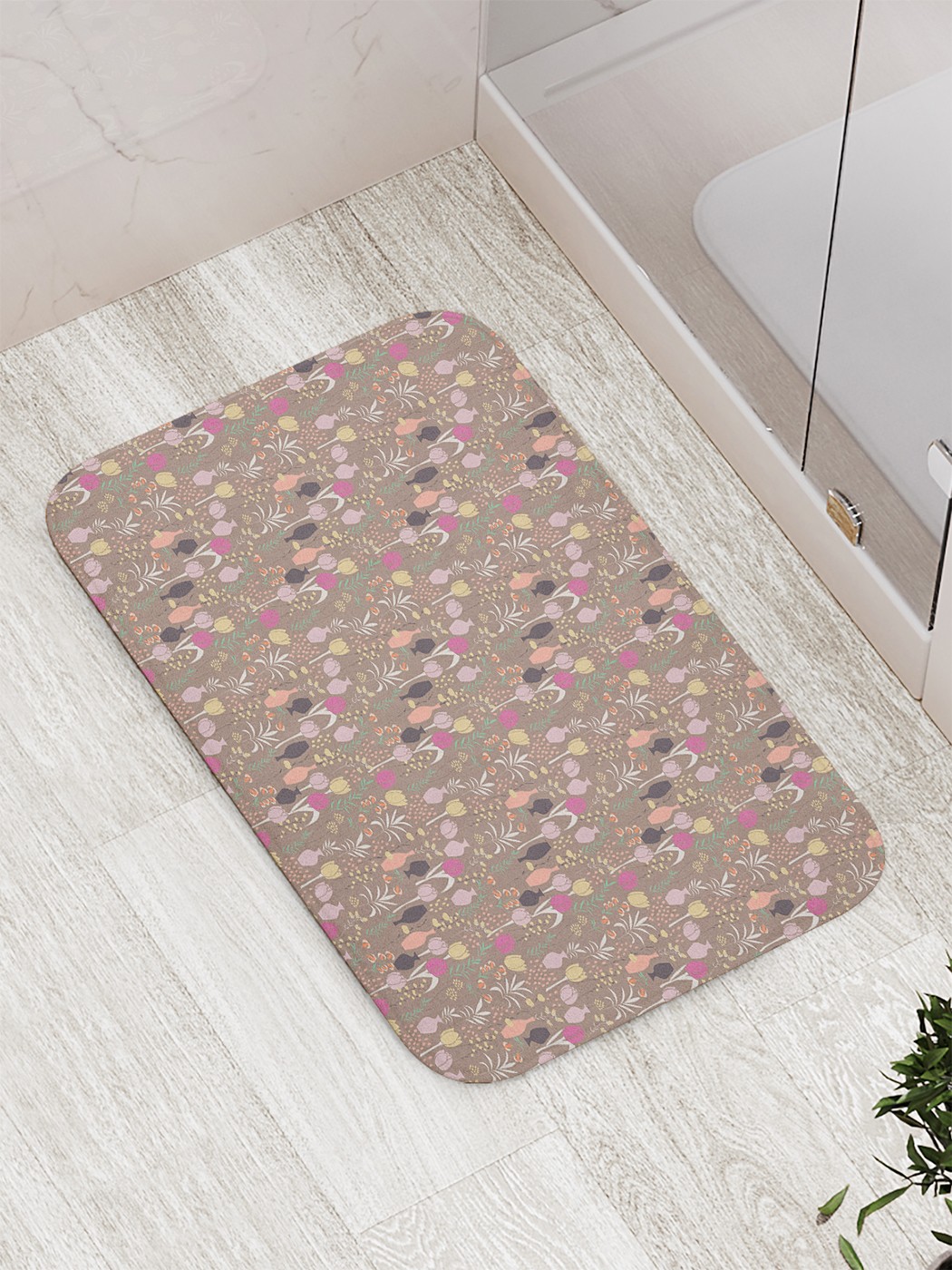 

Коврик противоскользящий для ванной, сауны, бассейна, 77х52 см bath_73483 JoyArty