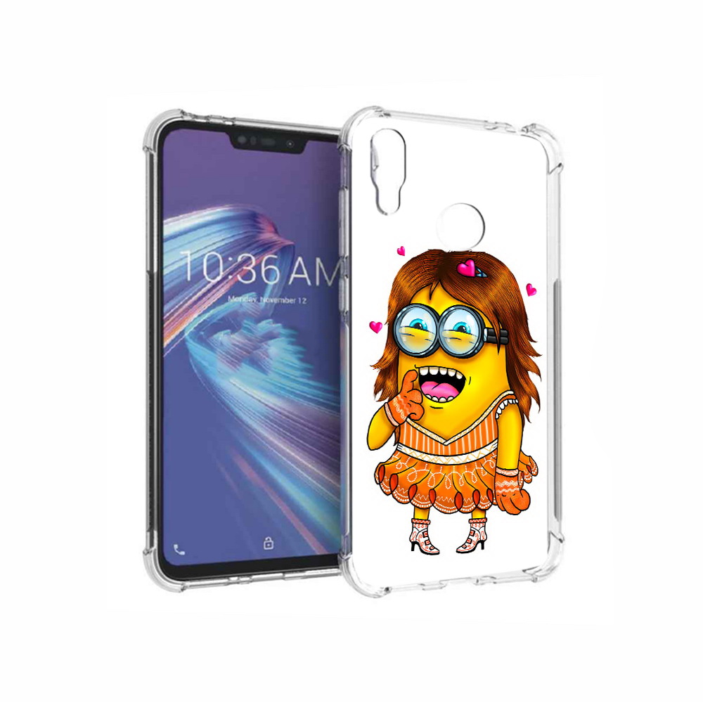 Чехол MyPads Tocco для Asus ZenFone Max M2 (ZB633KL) Миньон девочка